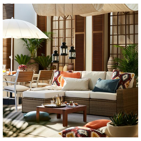 3-местный модульный диван, садовый, 223x144x88 cm IKEA SOLLERÖN СОЛЛЕРОН 192.526.82 - фото 3
