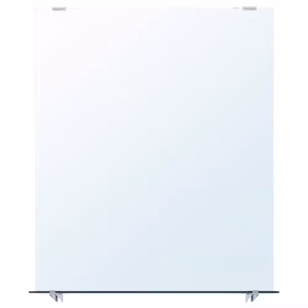 NYSJÖN Зеркало с полкой - белый 50x60 см - фото 1