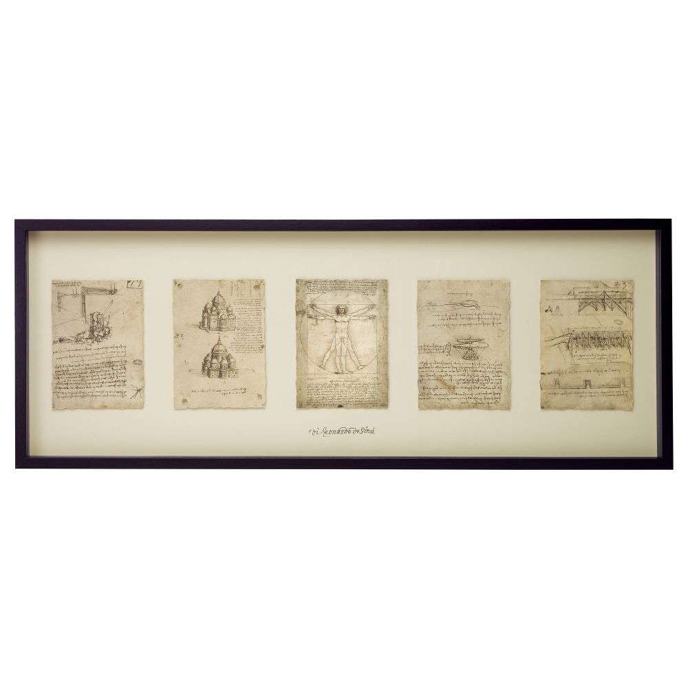 Картина ОЛУНДА, рисунки (103x39 см) - фото 1