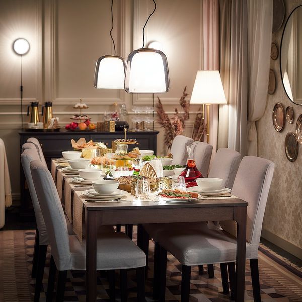 Подвесной светильник, серый IKEA EVEDAL ЭВЕДАЛЬ 603.642.24 - фото 4