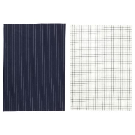 Полотенце кухонное ИКЕА/365+, синий, белый (50x70 см)