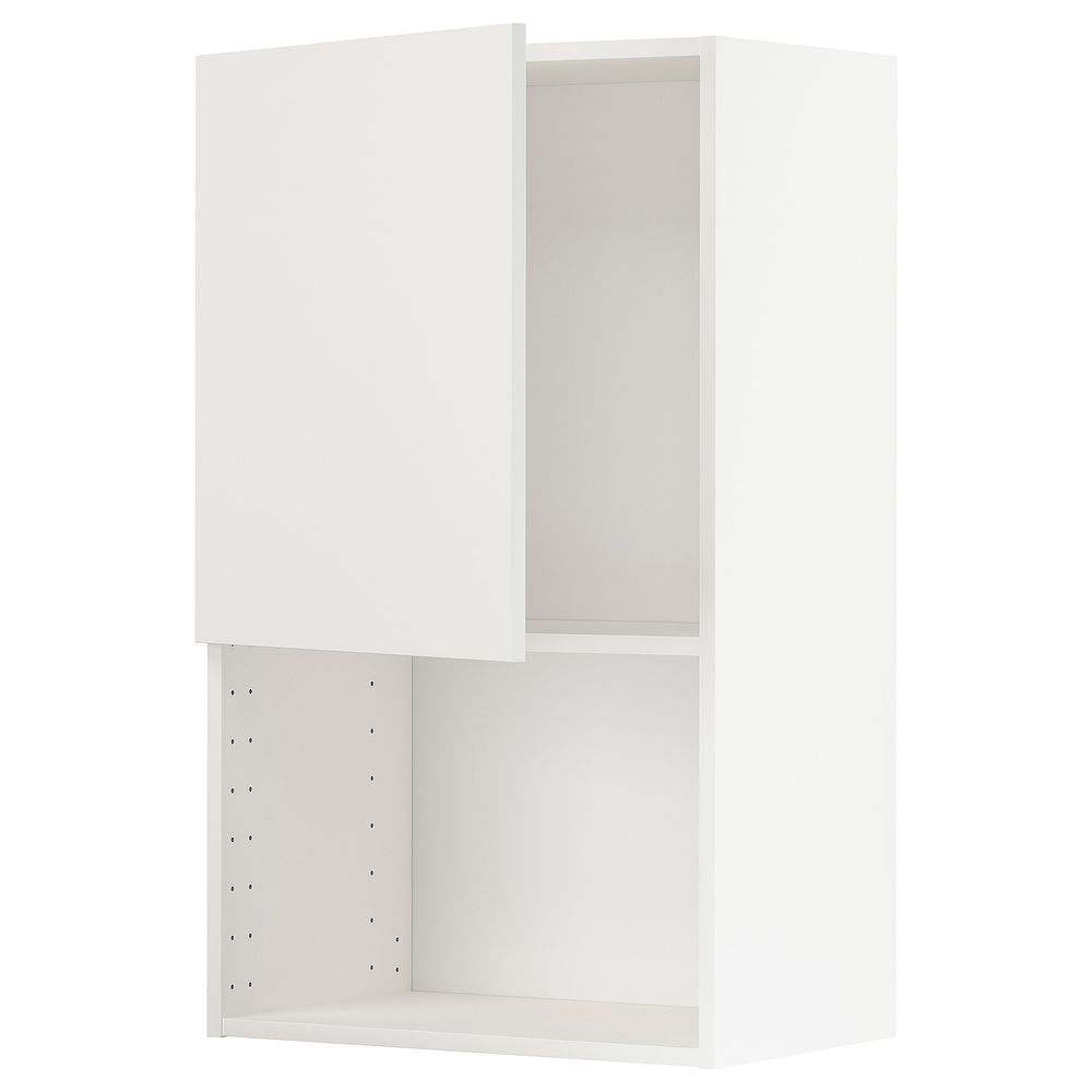 Навесной шкаф для СВЧ-печи, белый/Хэггеби белый 60x100 см IKEA METOD МЕТОД 992.261.61 - схема-чертеж с размерами