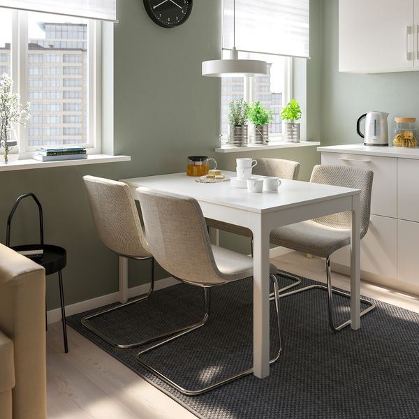 Стол и 4 стула IKEA LUSTEBO, EKEDALEN ЛЕН ЭКЕДАЛЕН 495.234.94 - фото 3