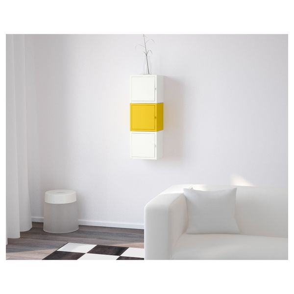 Комбинация для хранения ЛИКСГУЛЬТ, белый, желтый (25x75 см) - фото 3