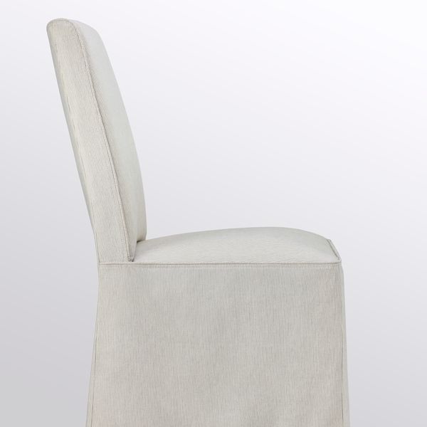 Стул с длинным чехлом, черный, Kolboda бежевый, темно-серый IKEA BERGMUND БЕРГМУНД 693.842.51 - фото 8