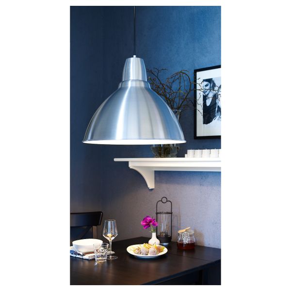 Подвесной светильник, алюминий 50 см IKEA FOTO ФОТО 703.906.99 - фото 3