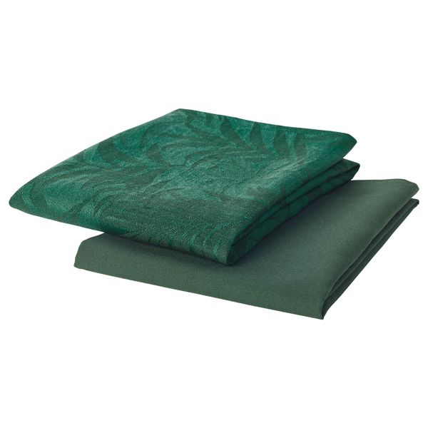 Полотенце кухонное ВИЛДКАПРИФОЛ, зеленый лист (50x70 см) - схема-чертеж с размерами