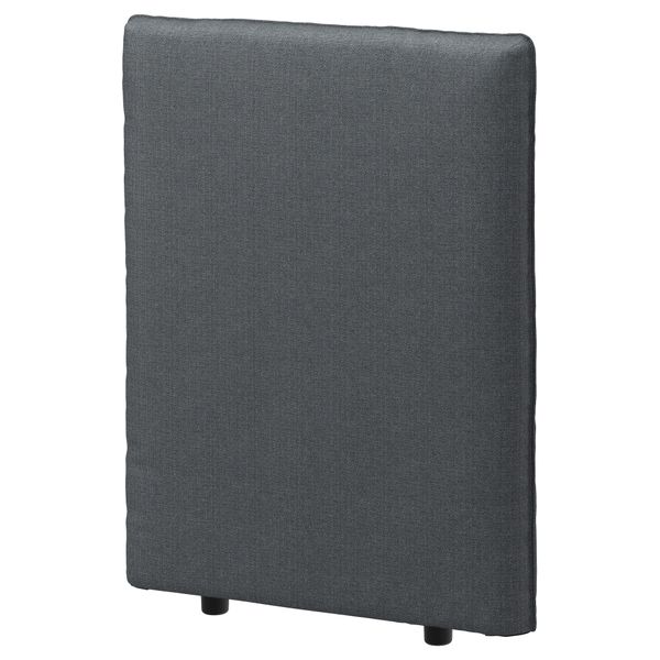 Чехол на спинку ВАЛЛЕНТУНА, Хилларед темно-серый (80x100 см) - схема-чертеж с размерами