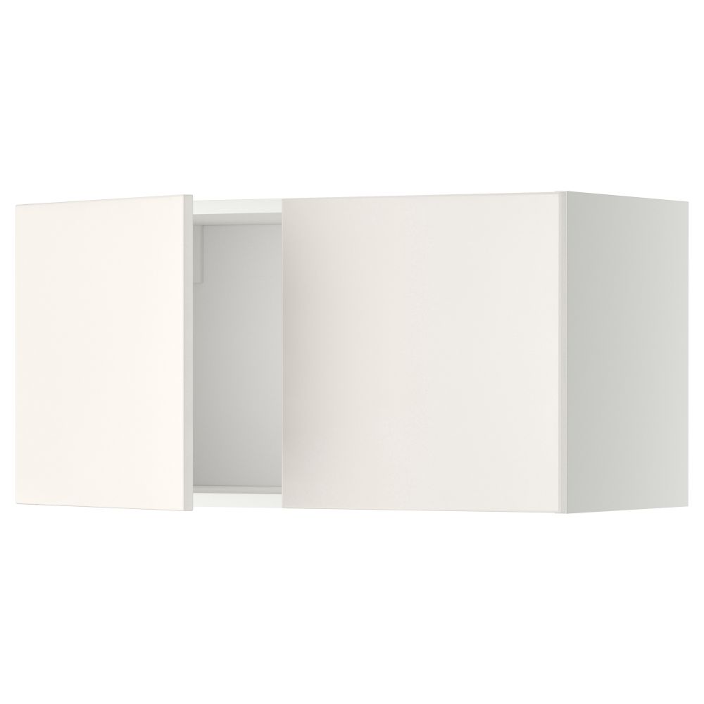 Навесной шкаф с 2 дверями МЕТОД, белый, Веддинге белый (80x40 см) - схема-чертеж с размерами