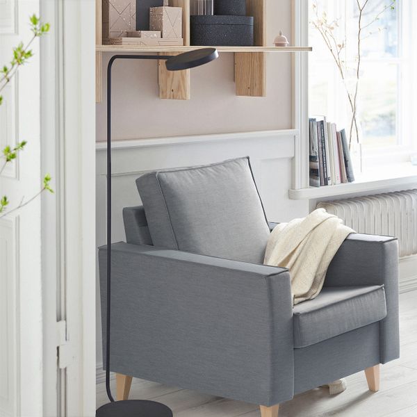 Кресло, Книса светло-серый IKEA ASKESTA АСКЕСТА 104.683.23 - фото 2
