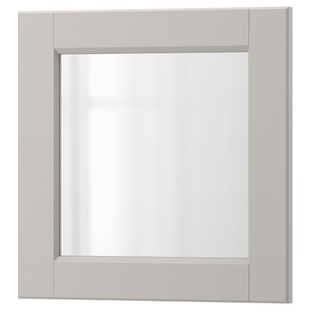 Стеклянная дверь ЛЕРХЮТТАН, светло-серый