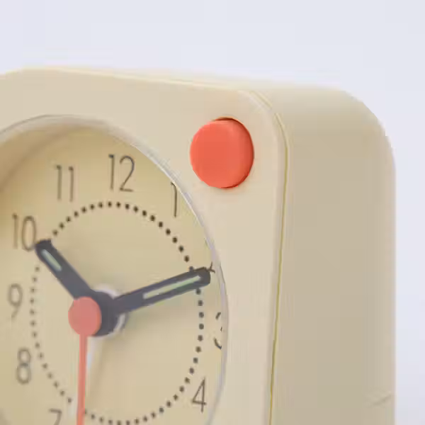 TJINGA Будильник - бледно-желтый 8x8 см - фото 2