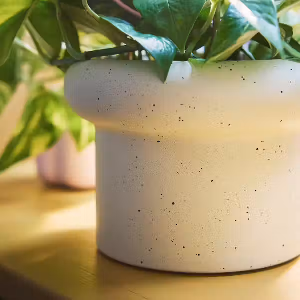 DOFTRIPS Кашпо - белый с оттенком 15 см - фото 4