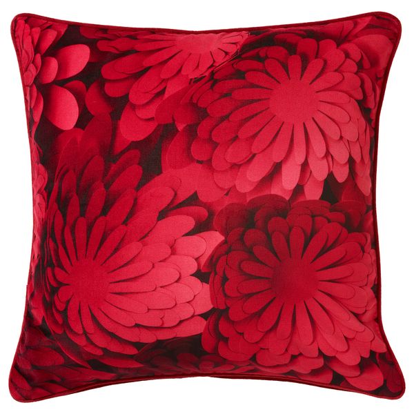 Подушка ВИНТЕР 2018, темно-красный (50x50 см) - фото 1