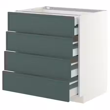 METOD / MAXIMERA Напольный шкаф 4фасада/2нзк/3срд ящ