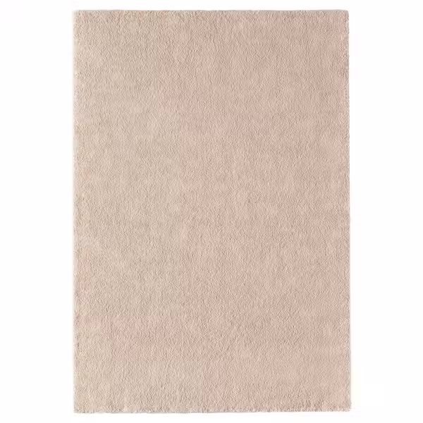 STOENSE Ковер, короткий ворс - белый с оттенком 133x195 см - фото 1