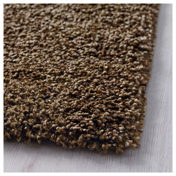 Ковер, длинный ворс ОДУМ, светло-коричневый (133x195 см) - фото 2