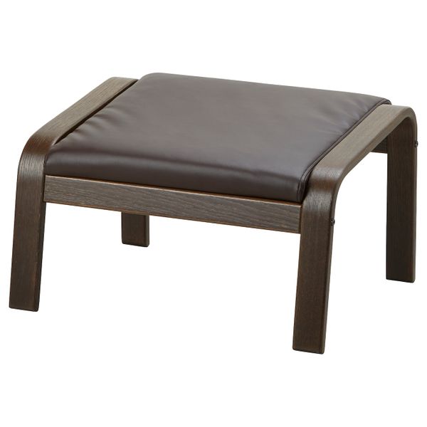 Подушка-сиденье на табурет для ног, Кимстад темно-коричневый IKEA ПОЭНГ 603.372.97 - фото 1