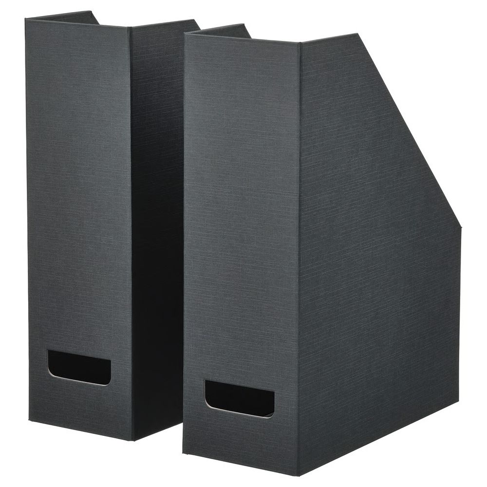 FJÄDERHARV ФЬЕДЕРХАРВ Подставка для журналов - антрацит - фото 1