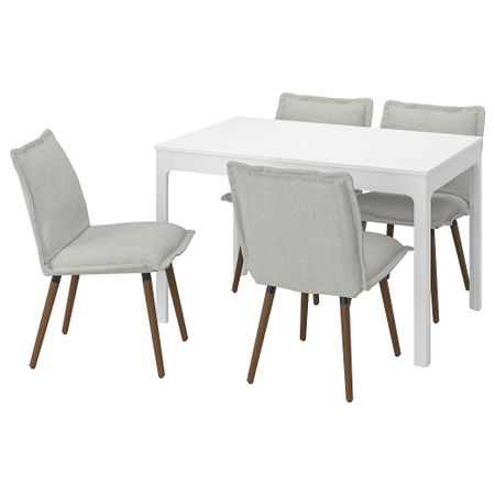 Стол и 4 стула IKEA KLINTEN, EKEDALEN ЛЕН ЭКЕДАЛЕН 095.058.97