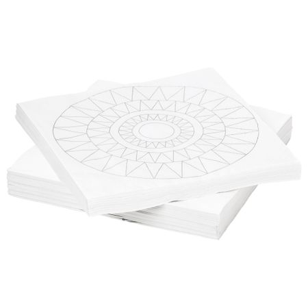 Салфетка бумажная ВИНТЕР 2017, белый (24x24 см)