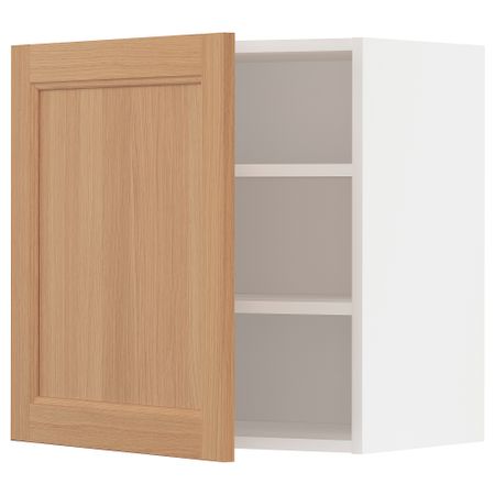 Навесной шкаф с полками, 60x60 см, белый IKEA METOD МЕТОД 094.384.69