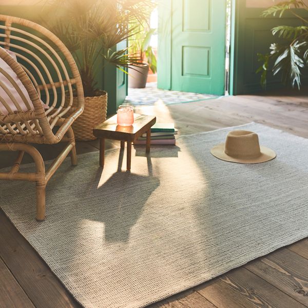 Ковер безворсовый, неокрашенный/черный 120x180 см IKEA TIPHEDE ТИПХЕДЕ 604.567.56 - фото 4