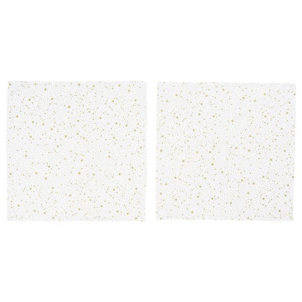 Полотенце кухонное, золотой с рисунком, белый, 50x50 см IKEA ВИНТЕРФЕСТ 204.322.58 - схема-чертеж с размерами