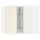 Угловой навесной шкаф с вращающейся секцией МЕТОД, белый, Хитарп белый с оттенком