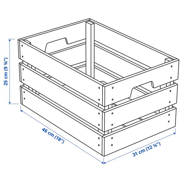 IKEA, дополнительный ракурс - схема-чертеж с размерами