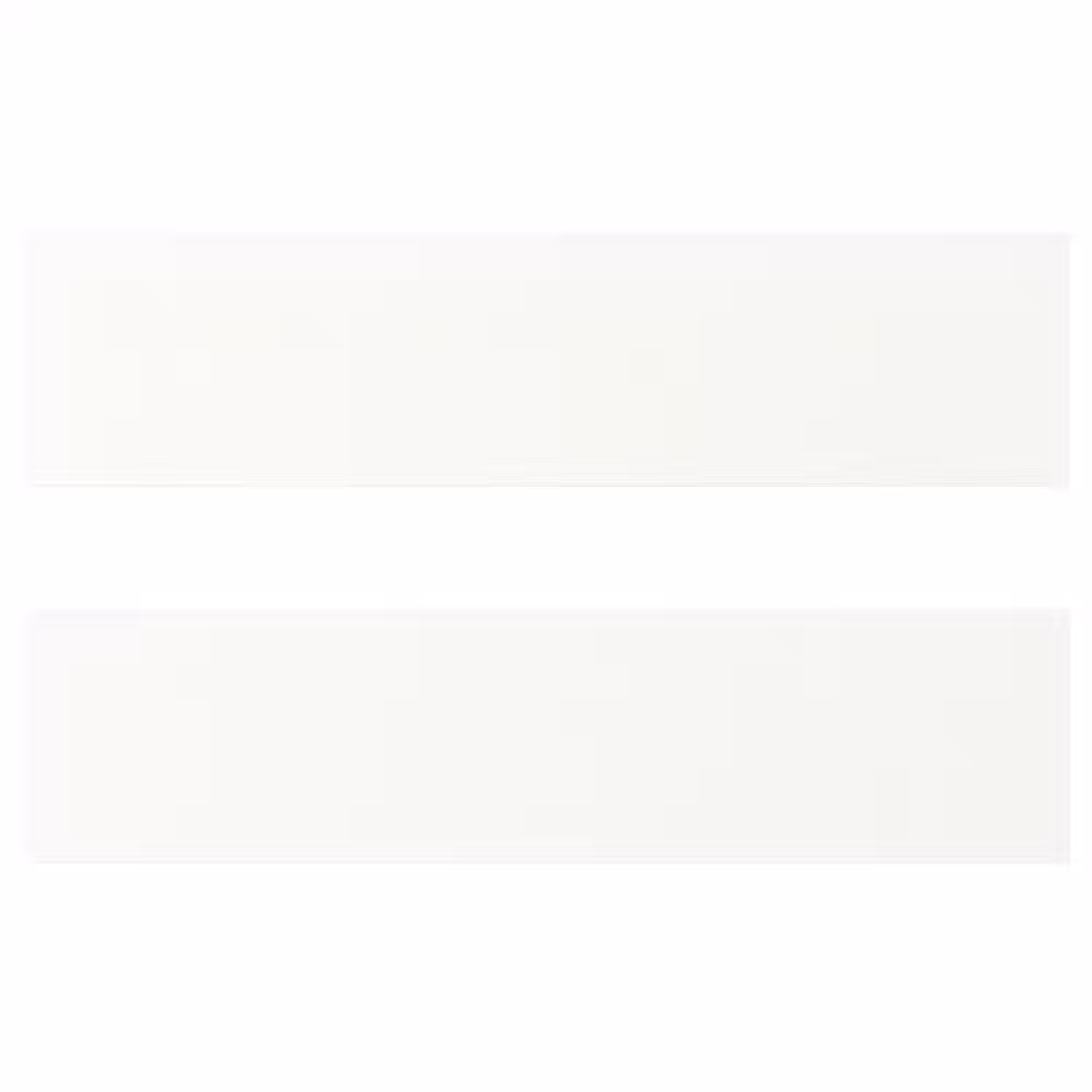 VALLSTENA Фронтальная панель ящика - белый 40x10 см - фото 1