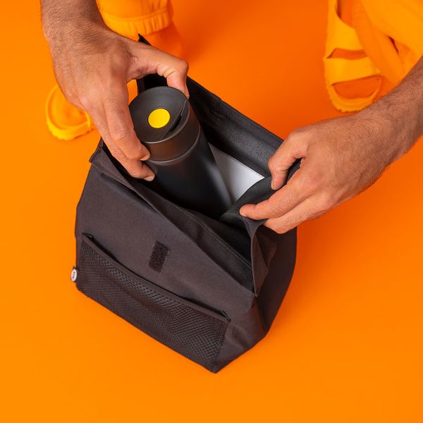 FRAMTUNG ФРАМТУНГ Сумка д/завтраков - чёрный 22x17x35 см - фото 6