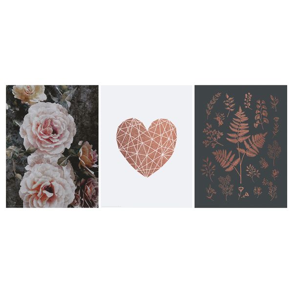 Постер, Сердечки, 30x40 см IKEA DRÖMBILD ДРЁМБИЛЬД 204.361.76 - фото 2
