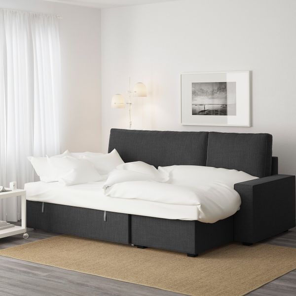 Диван-кровать с козеткой, Хилларед антрацит IKEA ВИЛАСУНД 192.824.53 - фото 5