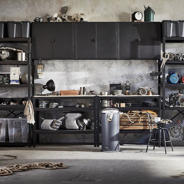 Стеллаж, черный IKEA BROR БРУР 592.961.94 - фото 4