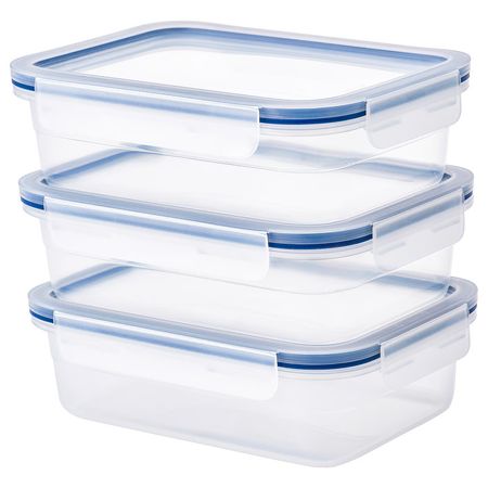 IKEA 365+ Контейнер для продуктов с крышкой - прямоугольн формы/пластик 1.0 л