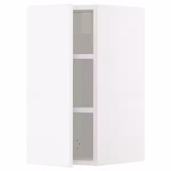 METOD Навесной шкаф с полками - белый/Veddinge белый 30x60 см - фото 1