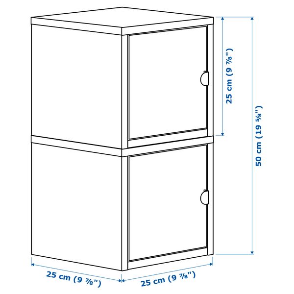 Комбинация для хранения ЛИКСГУЛЬТ, белый, белый (25x50 см) - фото 4