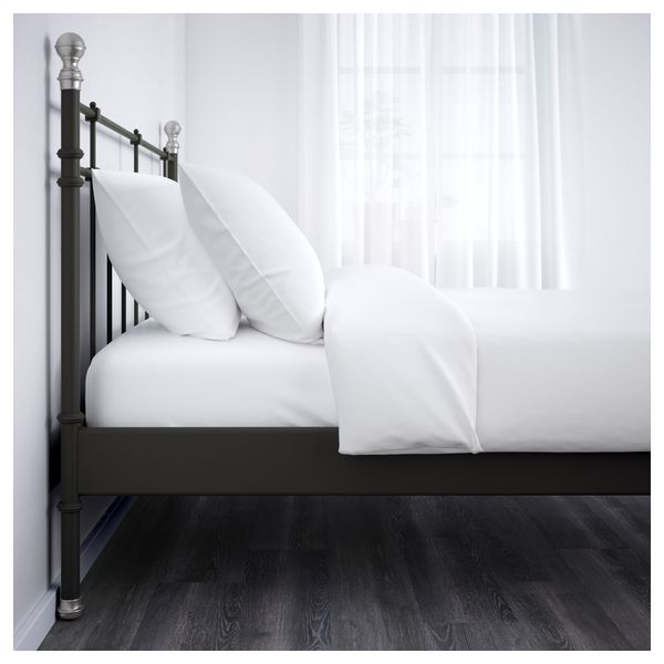 Каркас кровати СВЕЛВИК, черный, Лонсет - фото 3