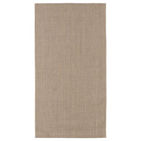 Ковер, безворсовый, неокрашенный, светло-серый, 80x150 см IKEA VODSKOV 405.123.72