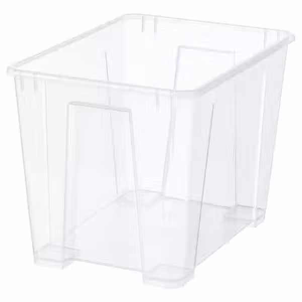 SAMLA Контейнер - прозрачный 39x28x28 см/22 л - фото 1