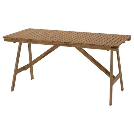 Садовый стол, 153x73 см, светло-коричневая морилка IKEA FALSTOCKHOLM СТОКГОЛЬМMEN ФАЛЬХОЛЬМЕН 903.130.92
