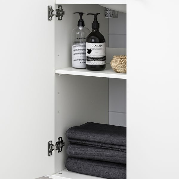 Шкаф под раковину ФУЛЛЕН / ТЭЛЛЕВИКЕН, белый (61x41x87 см) - схема-чертеж с размерами