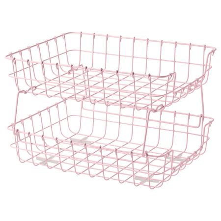 Лоток для корреспонденции ПЛЕЙА, розовый