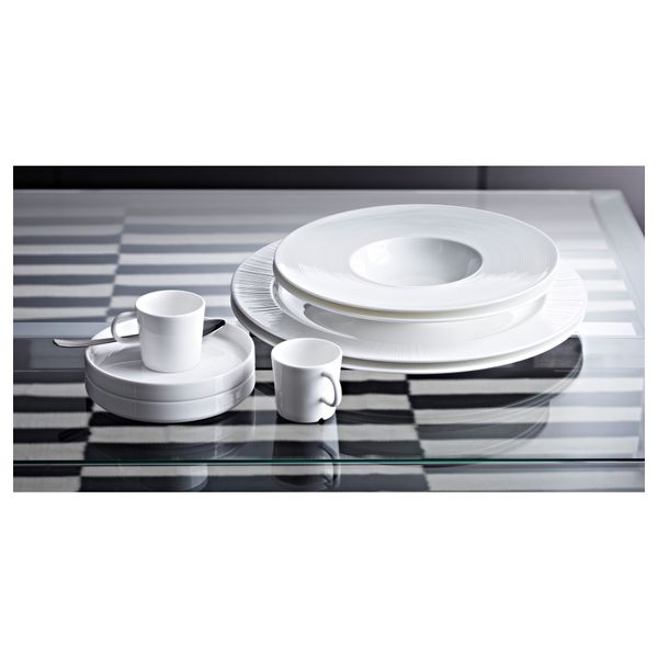 Тарелка глубокая СТОКГОЛЬМ, белый (25 см) - фото 3