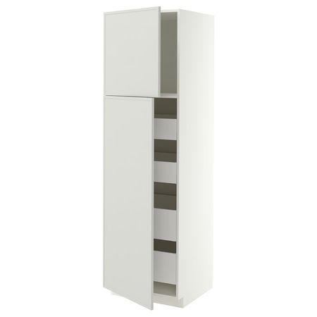 METOD / MAXIMERA Высокий шкаф/2дверцы/4ящика