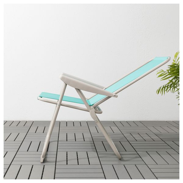 Кресло с регулируемой спинкой ХОМЭ, бирюзовый - фото 4