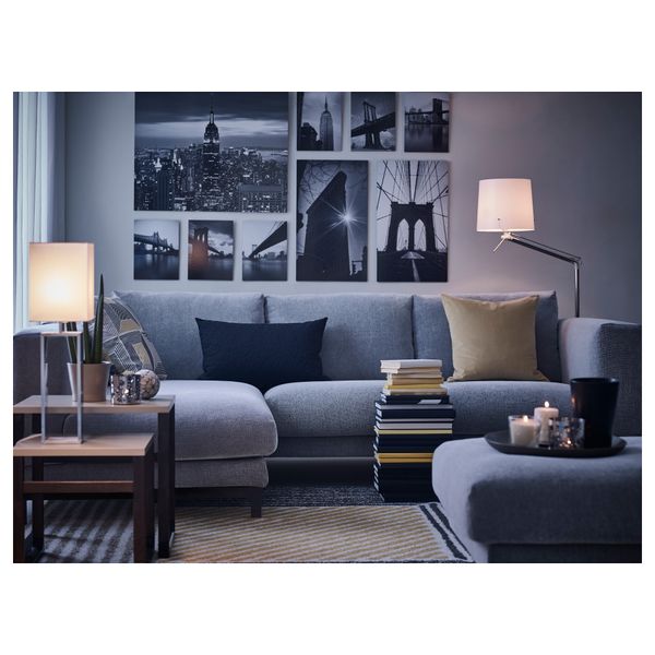 Лампа настольная ТОРСБУ, белый с оттенком - схема-чертеж с размерами