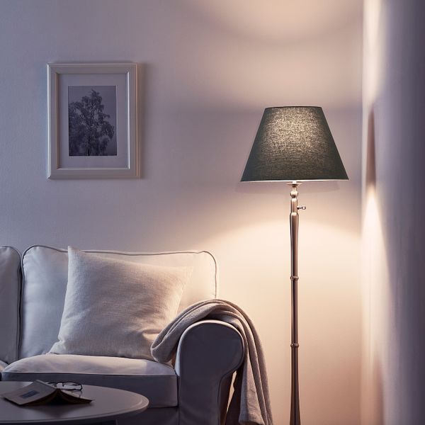 Абажур, серый 42 см IKEA ОЛЬСТА 103.606.57 - фото 3