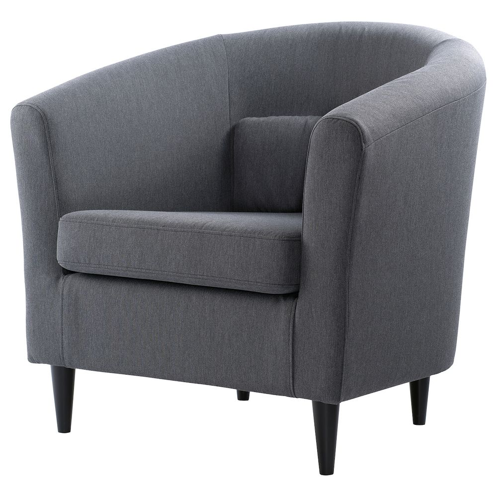 Кресло, Книса серый IKEA TULLSTA ТУЛЬСТА 404.854.15 - фото 1